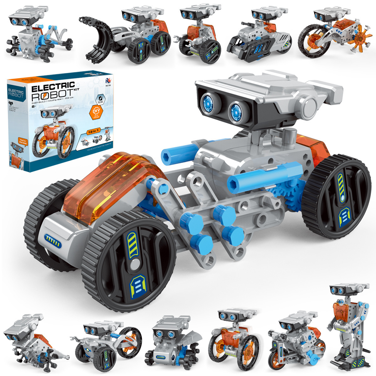 Science Kit - 12 in 1 Esperimento scientifico Robot