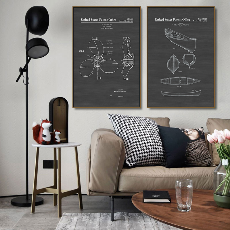 Semplice in bianco e nero grig - Star Map Poster recensione e prezzo