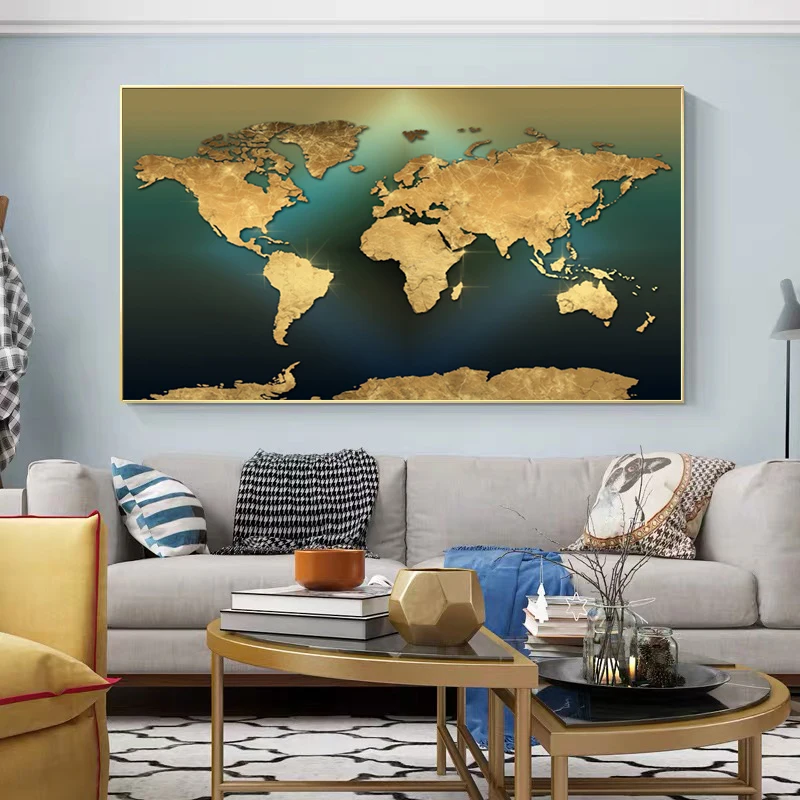 Mappa del mondo moderna e mini - Star Map Poster recensione e prezzo